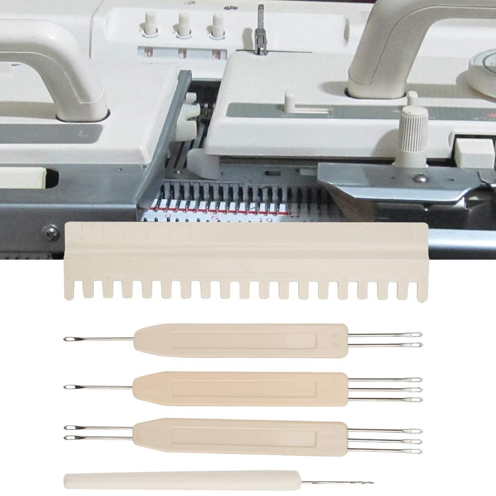 HURRISE Knitting Machine Transfer Tool Set - Needle Transfer Tool & Accessories for Most Knitting Machines | DIY Knitting Projects, Yarn Crafting, Home Knitting Machine Repair
