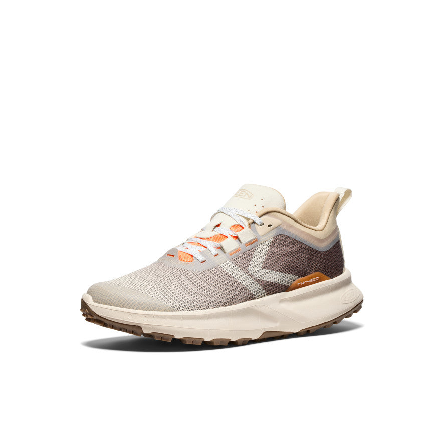 Women's 450 Dirt Hiking Shoes - Lightweight Waterproof Trail Running Shoes for Women - Birch/Nectarine Color - Perfect for Outdoor Adventures, Hiking & Camping