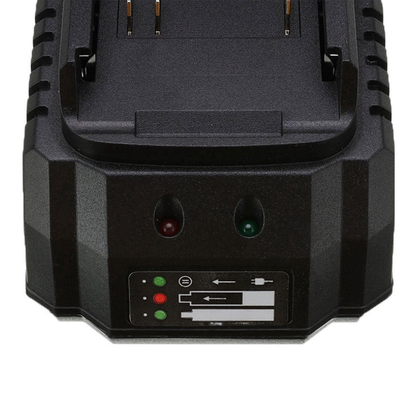 2024 Fast Wall Charger for Lithium Battery Power Tools - US & EU Plug (Black) - Perfect for DIY Projects & Professional Worksites