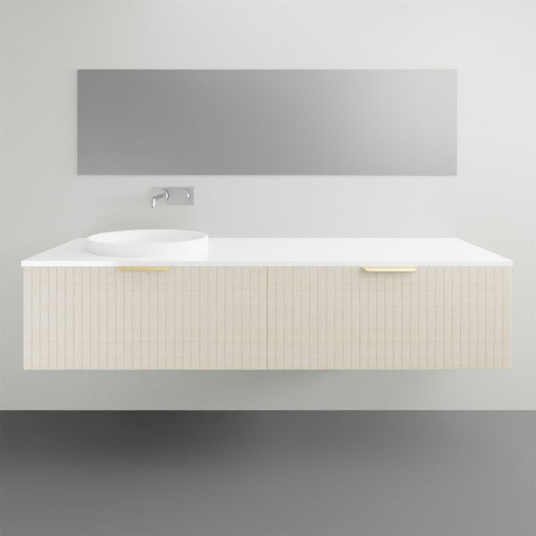 ADP Ashley Vanity - Modern Bathroom Vanity Set with Sink & Mirror, White Finish | Perfect for Small Bathrooms, Apartments & Powder Rooms | Free Shipping & Easy Installation