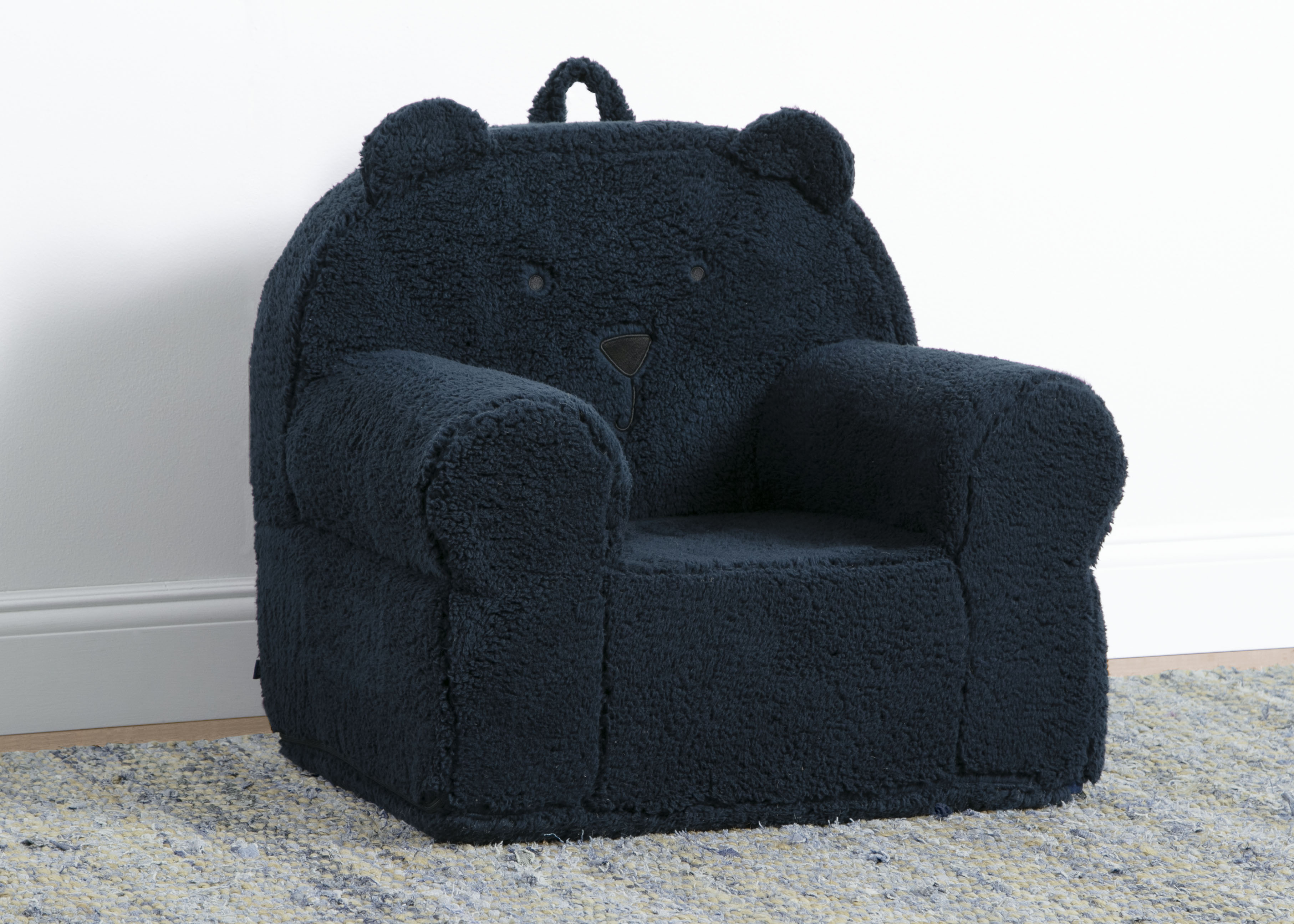 Cozy BabyGap Sherpa Bear Chair - Soft Plush Kids Armchair for Nursery, Bedroom & Playroom - Perfect for Reading, Relaxing & Playtime