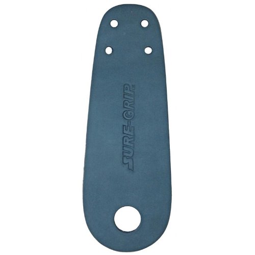 Sure-Grip Durable Blueish Gray Leather Roller Skate Toe Guards - 150mm Length, Easy Installation, Optimal Scratch Protection - Set of 2 for Indoor and Outdoor Skating Enthusiasts