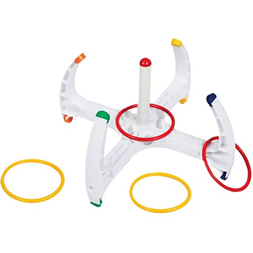 Premium Ring Toss Outdoor Game Set - Fun Backyard Lawn & Beach Tossing Game for Kids & Adults - Perfect for Picnics, BBQs, Parties & Family Gatherings