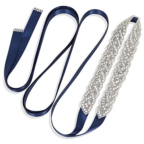 02-silver, Blue Organza