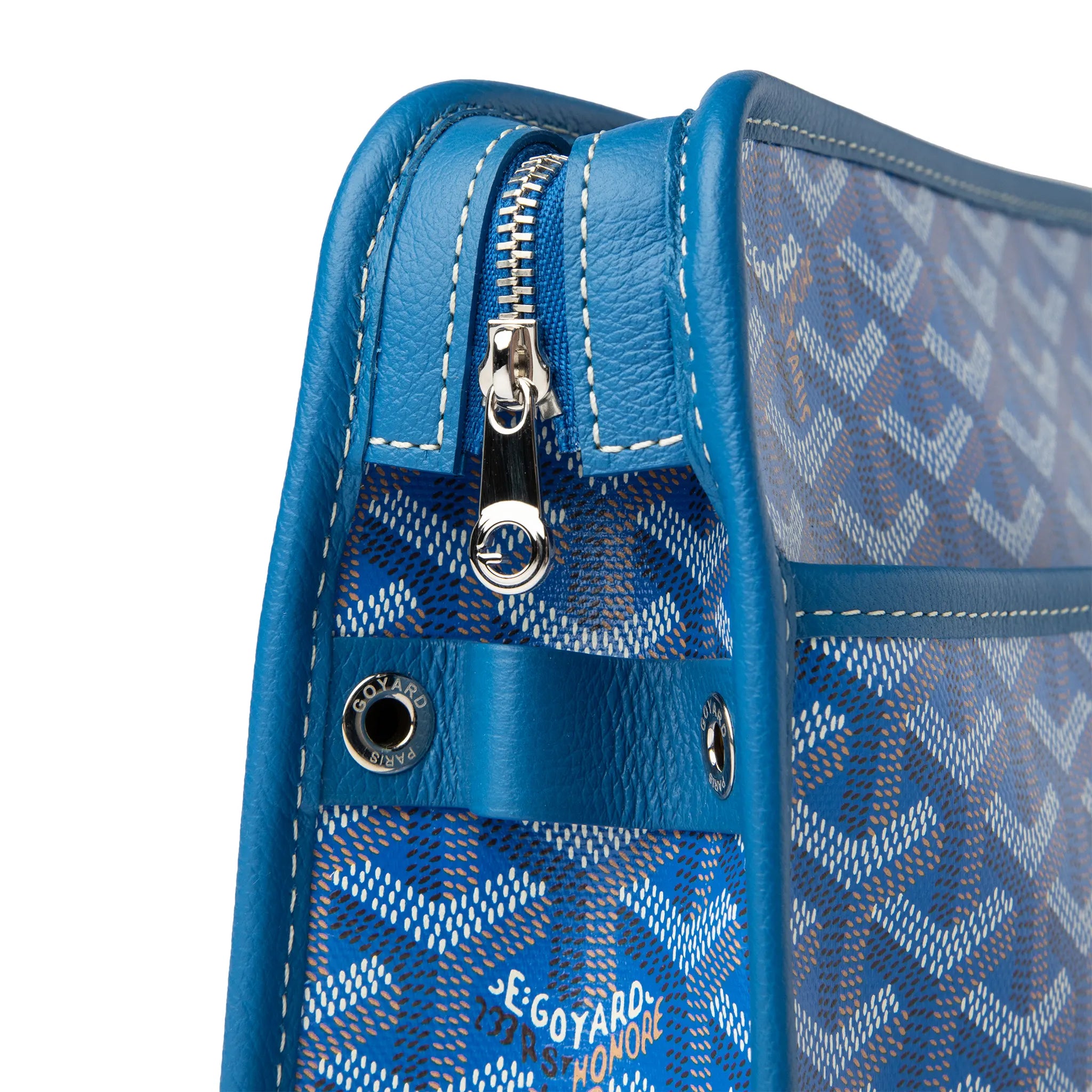 Goyard Jouvence MM Sky Blue Travel Cosmetic Bag | Waterproof Wash Pouch for Toiletries & Makeup | Perfect for Travel, Gym & Daily Use