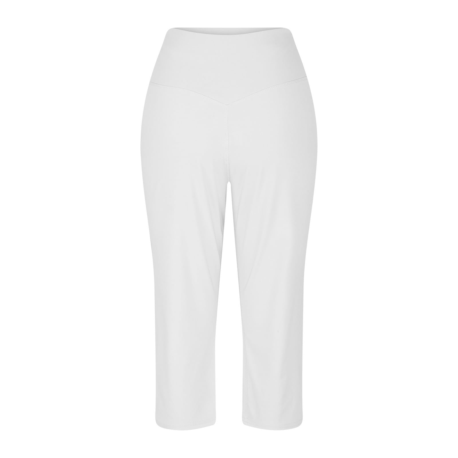 Plus Size Women's Wide Leg Black Pants & Capri Shorts - Elastic Waist Comfort Stretch Pants for Women | Casual Wear, Office Outfits & Summer Fashion