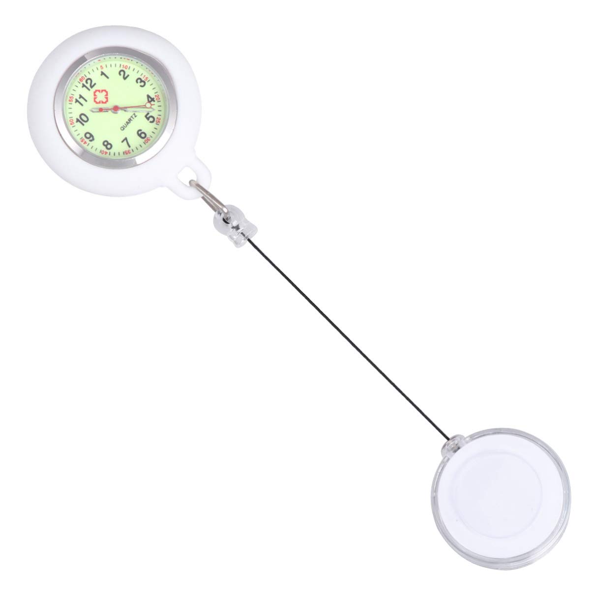 Nurse Fob Watch with Retractable Clip - Luminous Pocket Watch for Doctors & Medical Professionals - Perfect for Graduation Gifts & Christmas Presents - Ideal for Clinical Shifts, Hospital Duty & Healthcare Workers