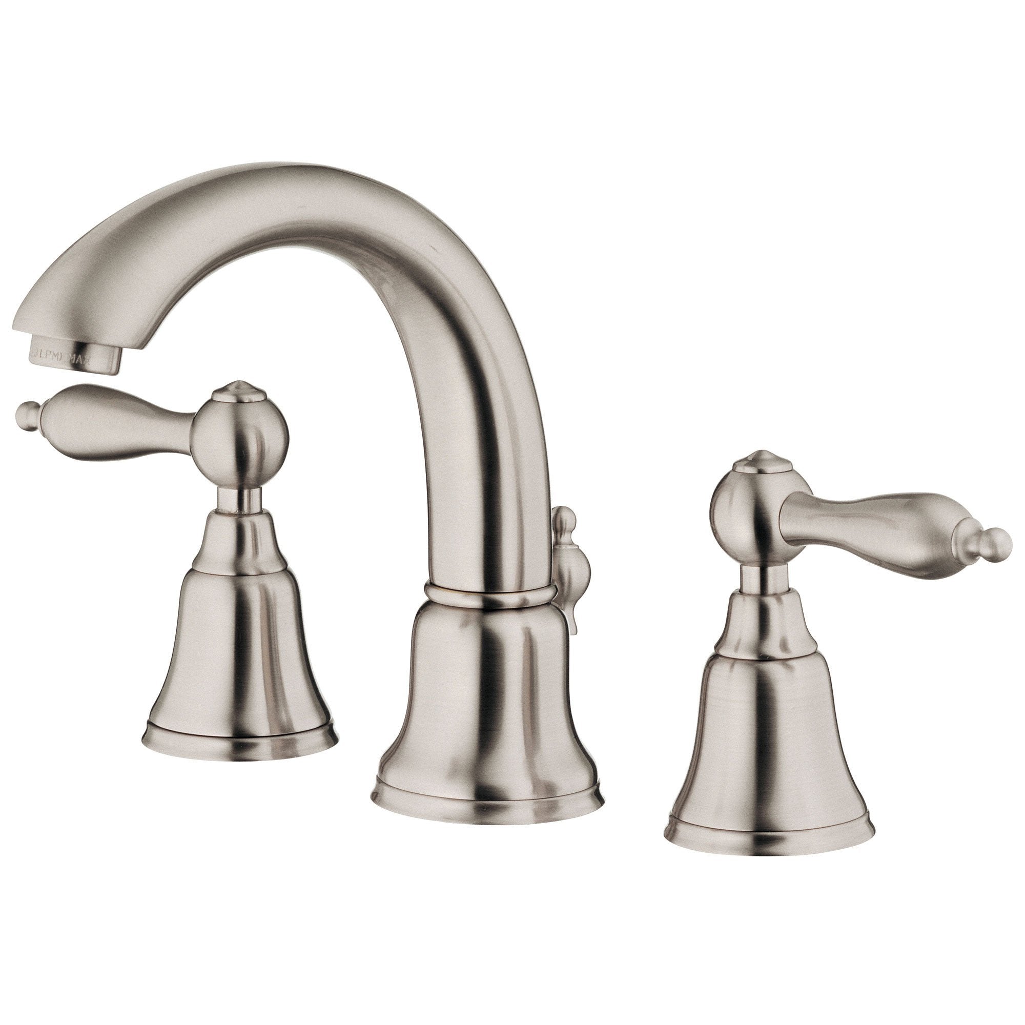 Danze Fairmont Brushed Nickel 2-Handle Widespread Bathroom Faucet with Pop-Up Drain - Elegant Sink Faucet for Modern Bathrooms, Powder Rooms & Guest Baths