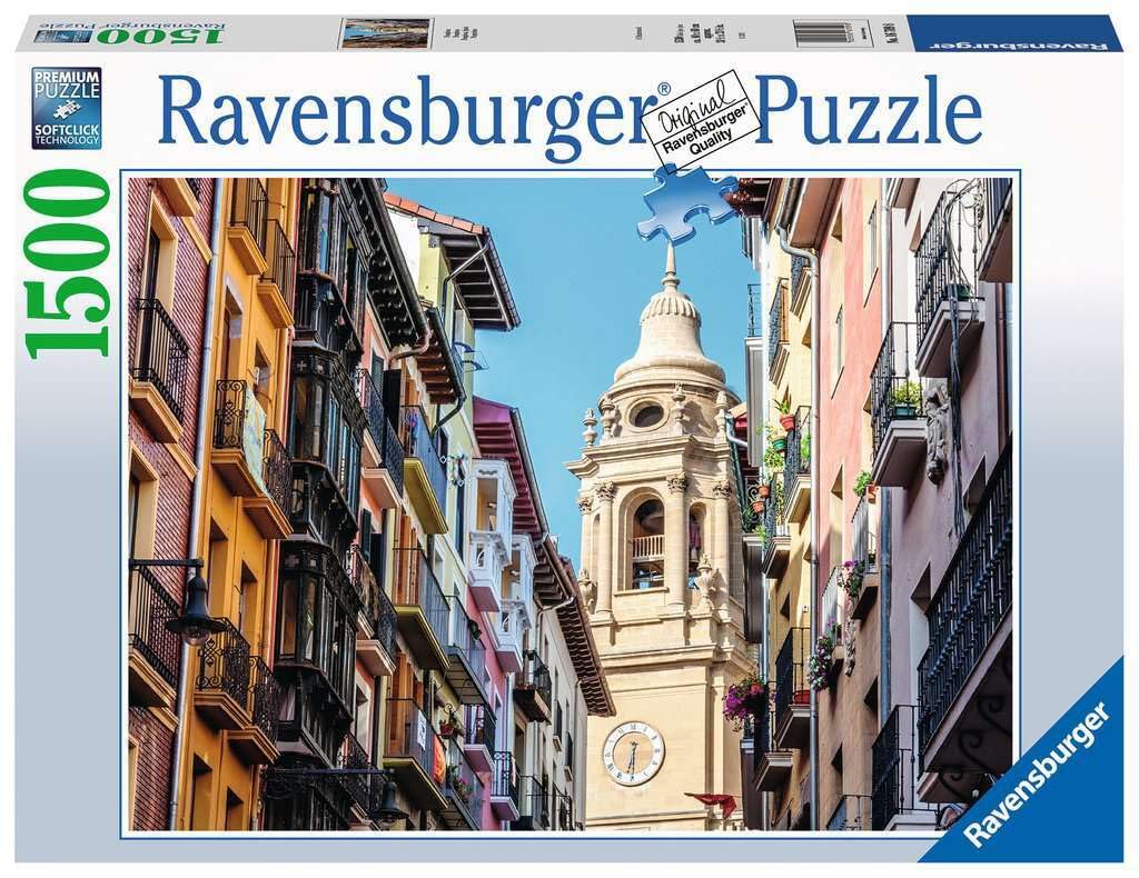 Ravensburger 1500-Piece Puzzle - Pamplona Landscape for Adults | High-Quality Jigsaw Puzzle | Perfect for Relaxation, Family Bonding & Home Decor