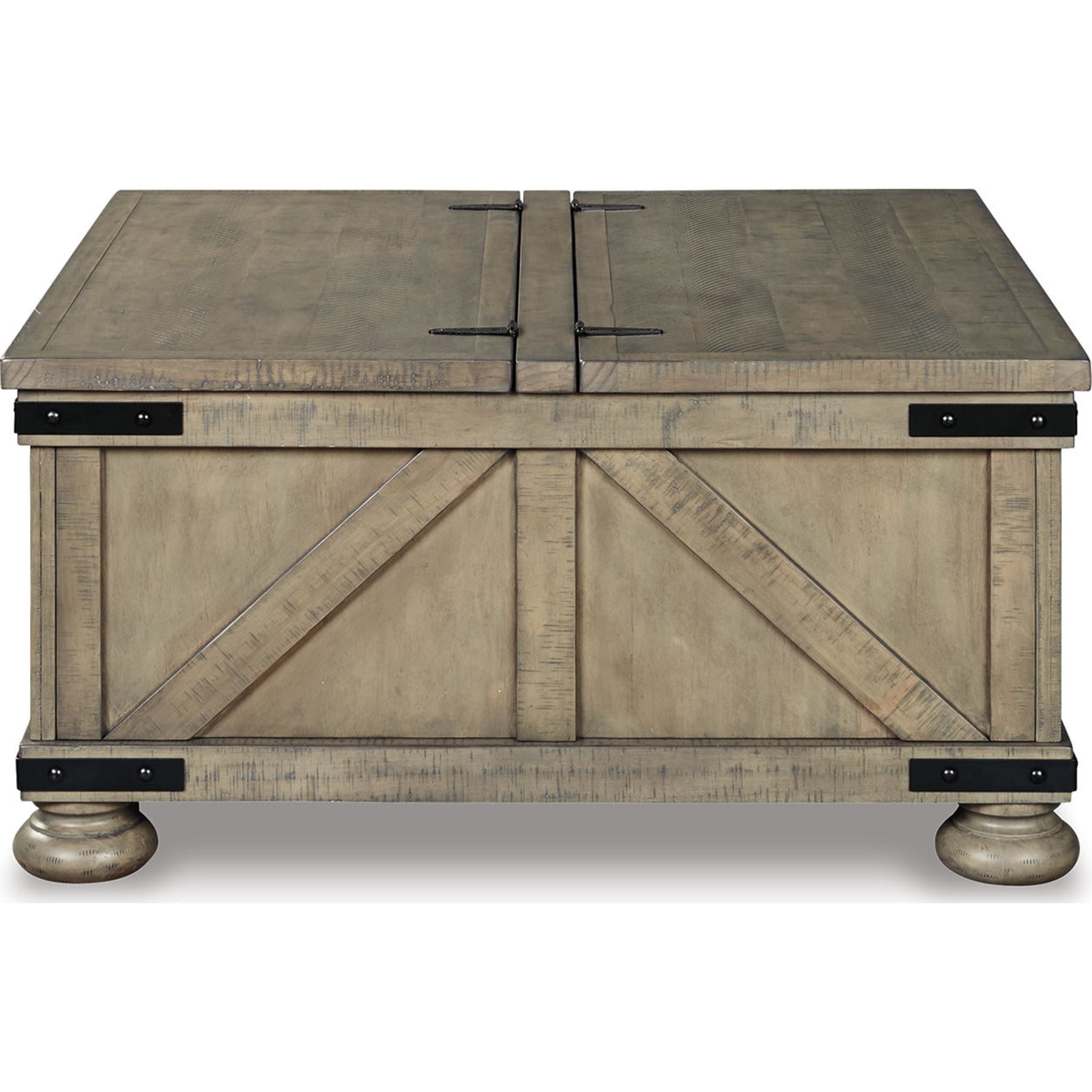 Modern Aldwin Coffee Table in Gray - Stylish Living Room Furniture for Small Spaces, Home Decor & Office Use
