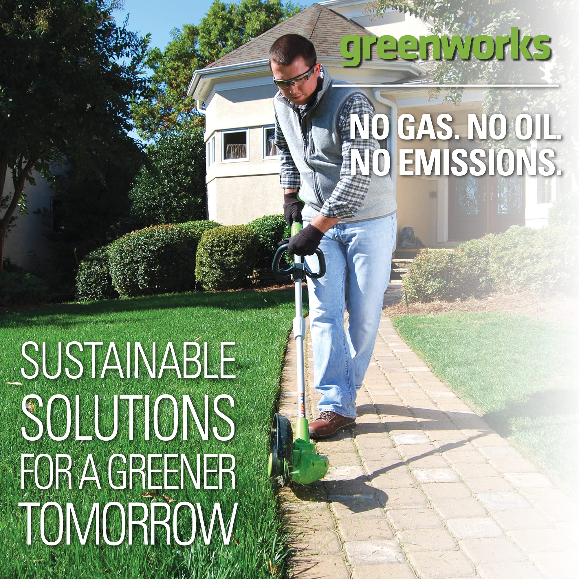 Greenworks 40V 13-Inch Cordless String Trimmer & Edger - Battery & Charger Sold Separately - Perfect for Lawn Care, Yard Maintenance & Landscaping