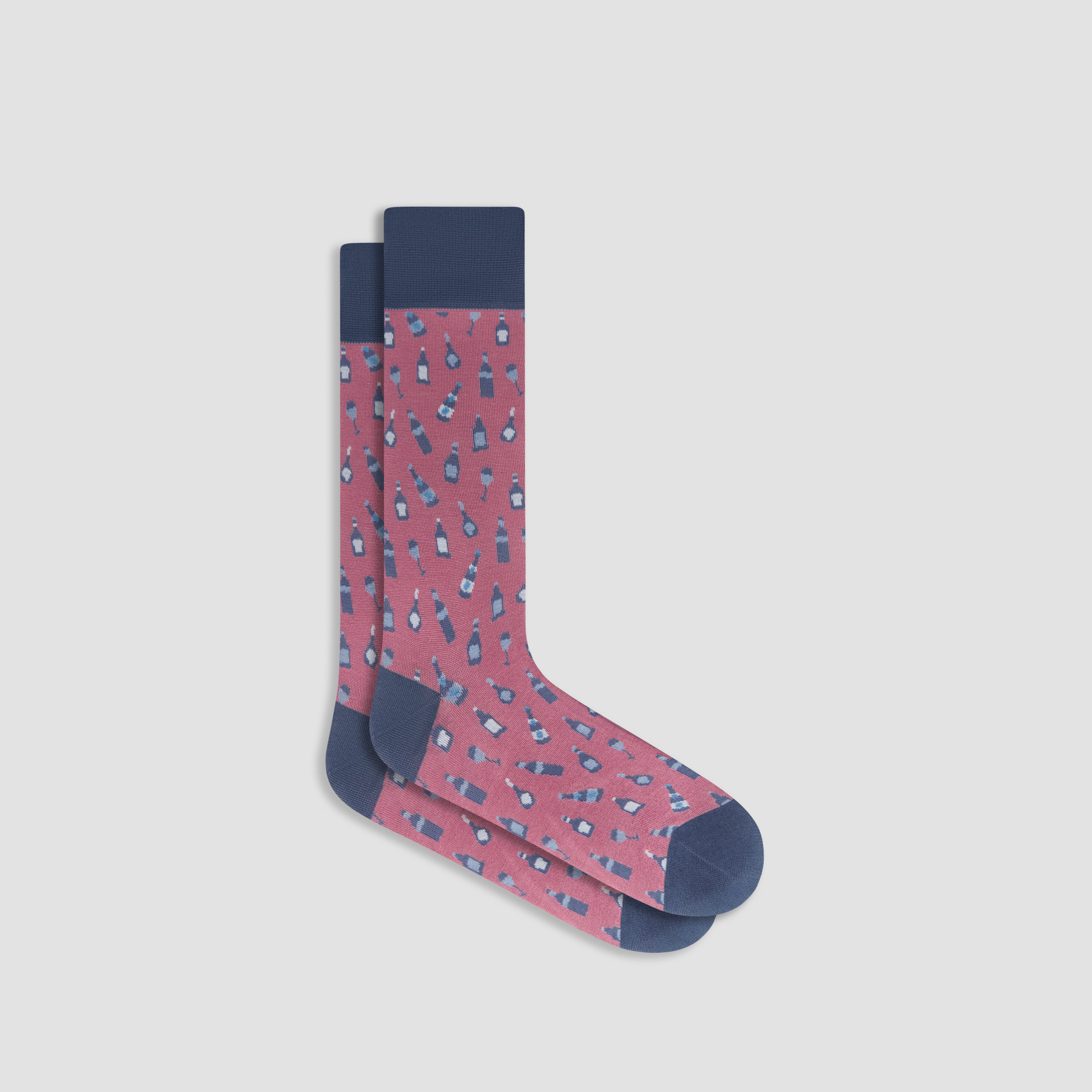 Happy Hour Mid Calf Socks for Women - Comfortable Cotton Crew Socks for Casual Wear, Running, Workout & Everyday Use