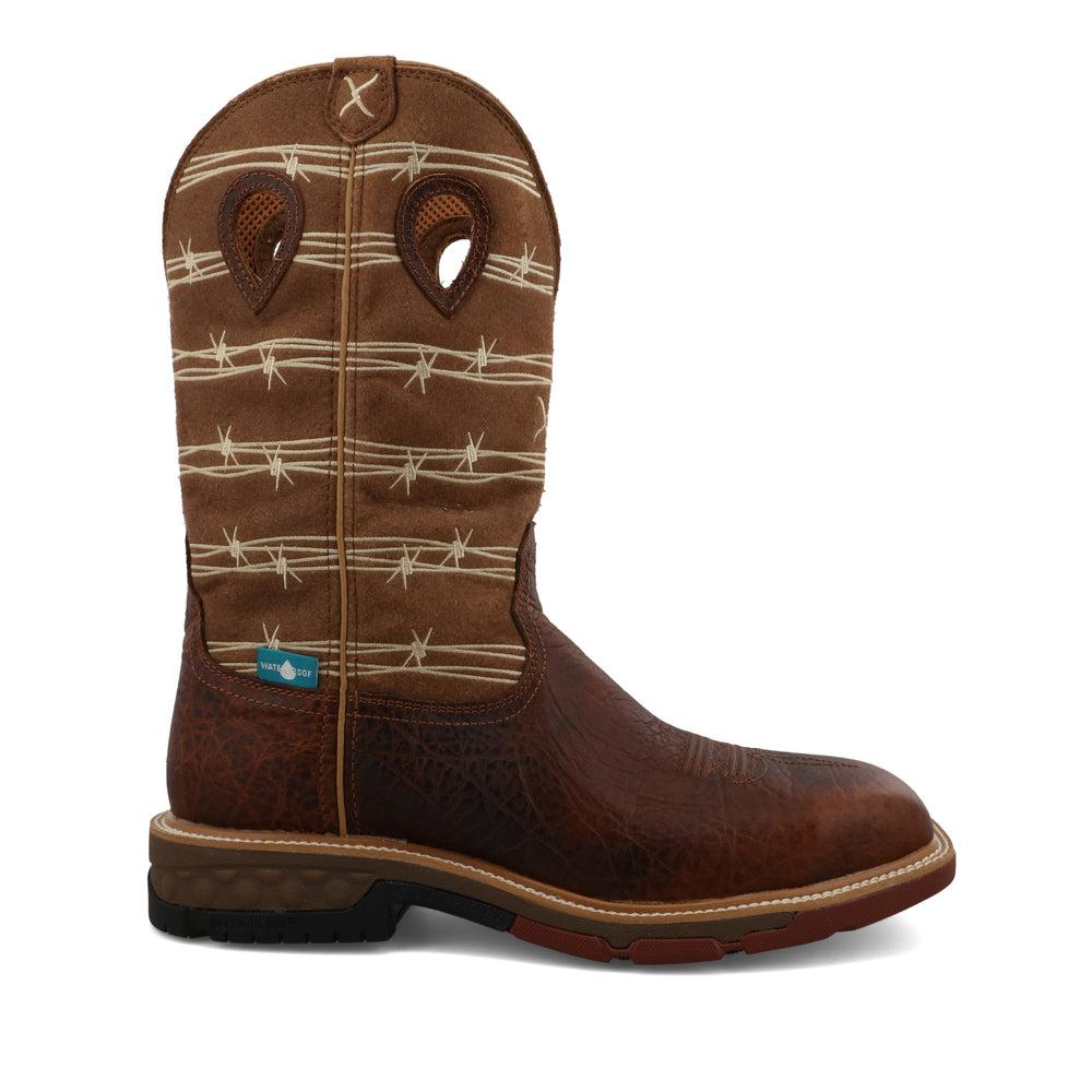 Men's 12 Western Work Boots - Durable Cowboy Boots for Ranch Work & Outdoor Activities | Perfect for Ranchers, Farmers & Country Style