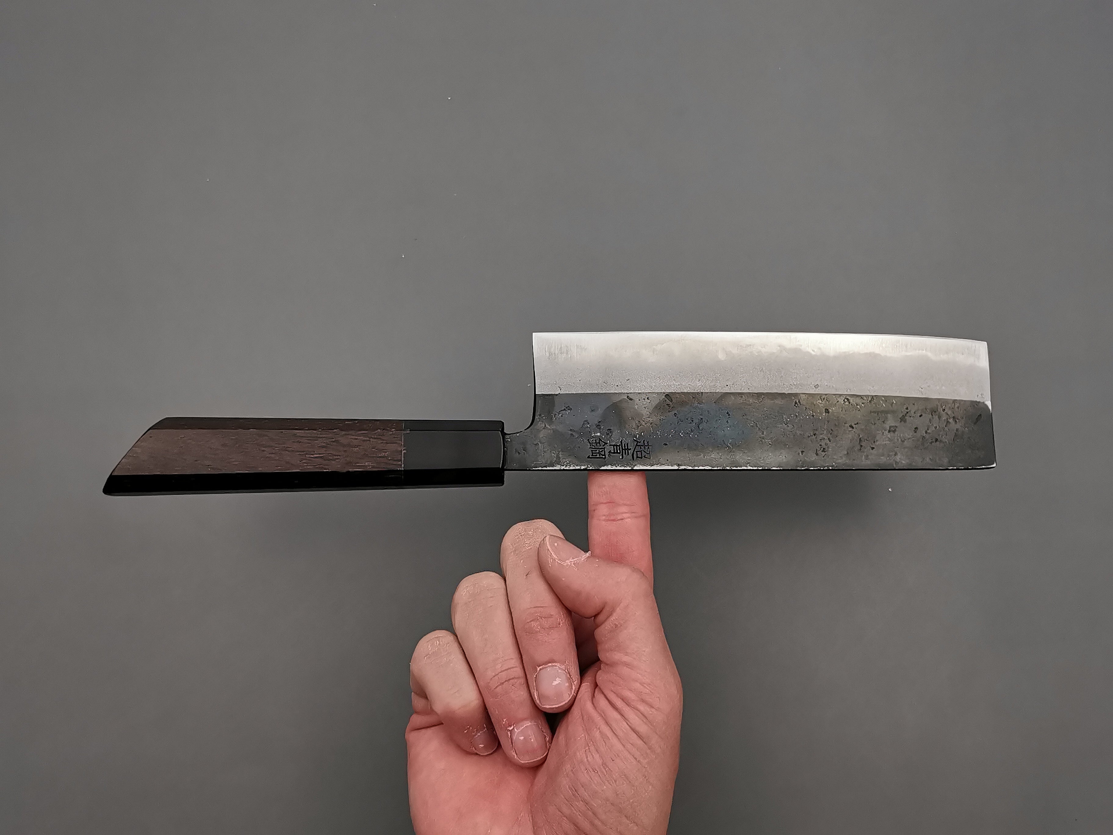 Hatsukokoro Kurosagi Nakiri Japanese Chef Knife - High Carbon Steel Blade for Precision Slicing, Dicing & Chopping - Perfect for Sushi, Vegetables & Meat Preparation