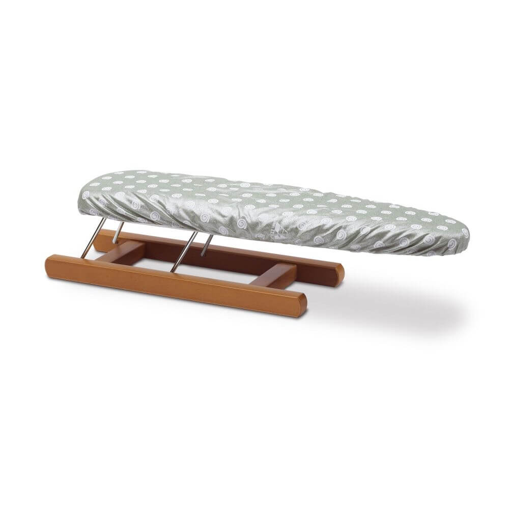 Premium Cherry Wood Sleeve Ironing Board - Compact & Portable Ironing Board for Shirts, Pants & Delicates | Perfect for Home, Travel & Small Spaces