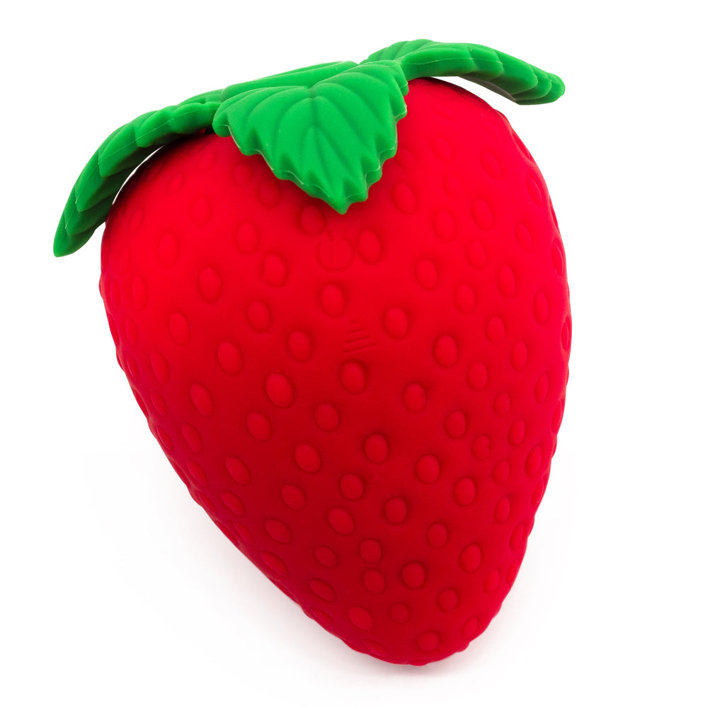 Emojibator Strawberry Emoji Clitoral Suction Vibrator - Rechargeable Personal Massager for Women, Waterproof & Quiet Adult Toy - Perfect for Solo Play & Couples Intimacy