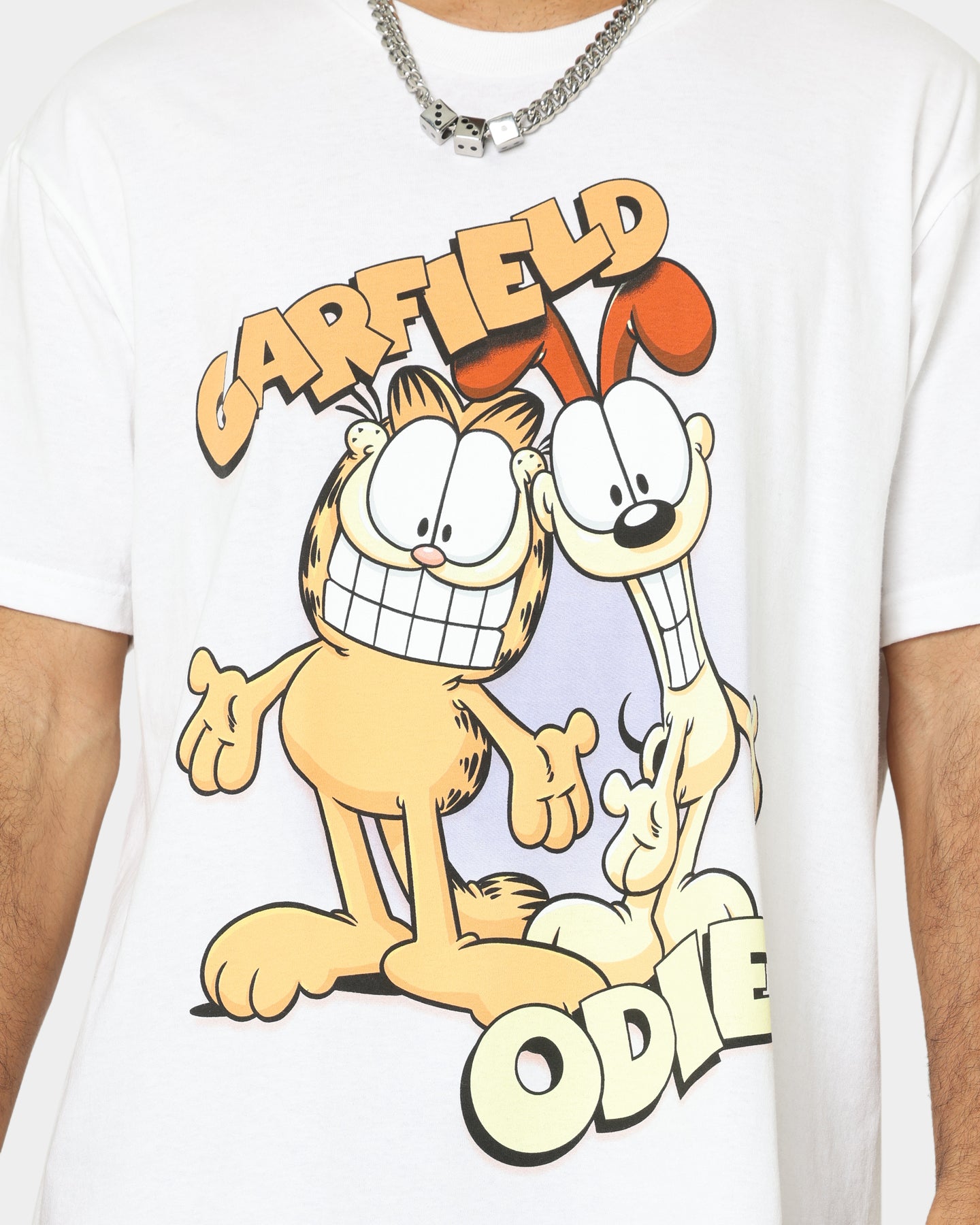 Vintage Garfield Best Friends Graphic T-Shirt - White Cotton Tee for Men & Women - Perfect for Casual Wear, Gifts, and Pop Culture Fans