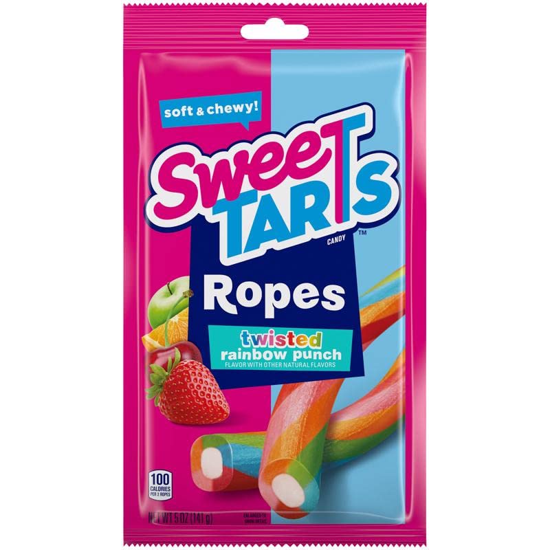 Rainbow Ropes Gummy Candy - Soft & Chewy Fruit Flavored Snacks for Kids & Adults - Perfect for Parties, Movie Nights & On-the-Go Treats