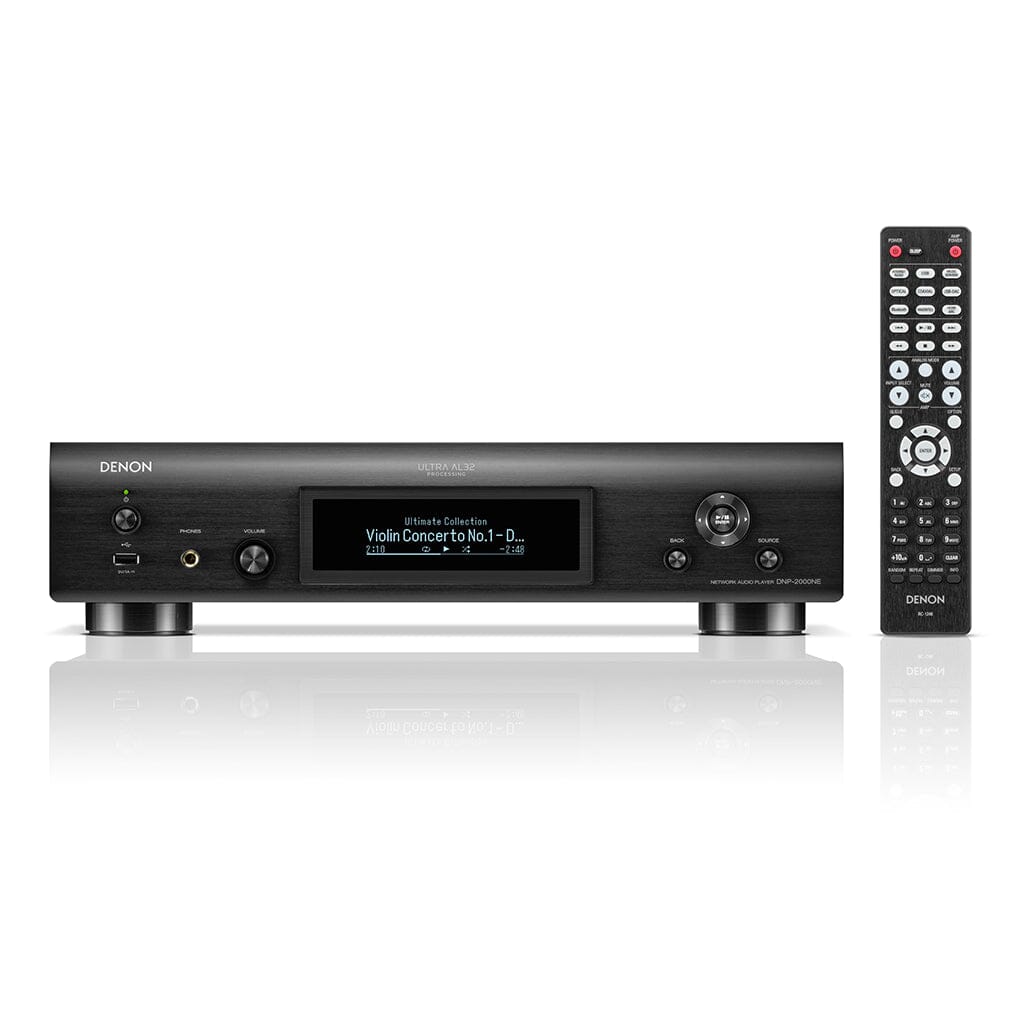 Denon DNP-2000NE Hi-Res Network Audio Streamer & Preamplifier - Wireless Music Streaming for Home Theater & Audiophile Systems