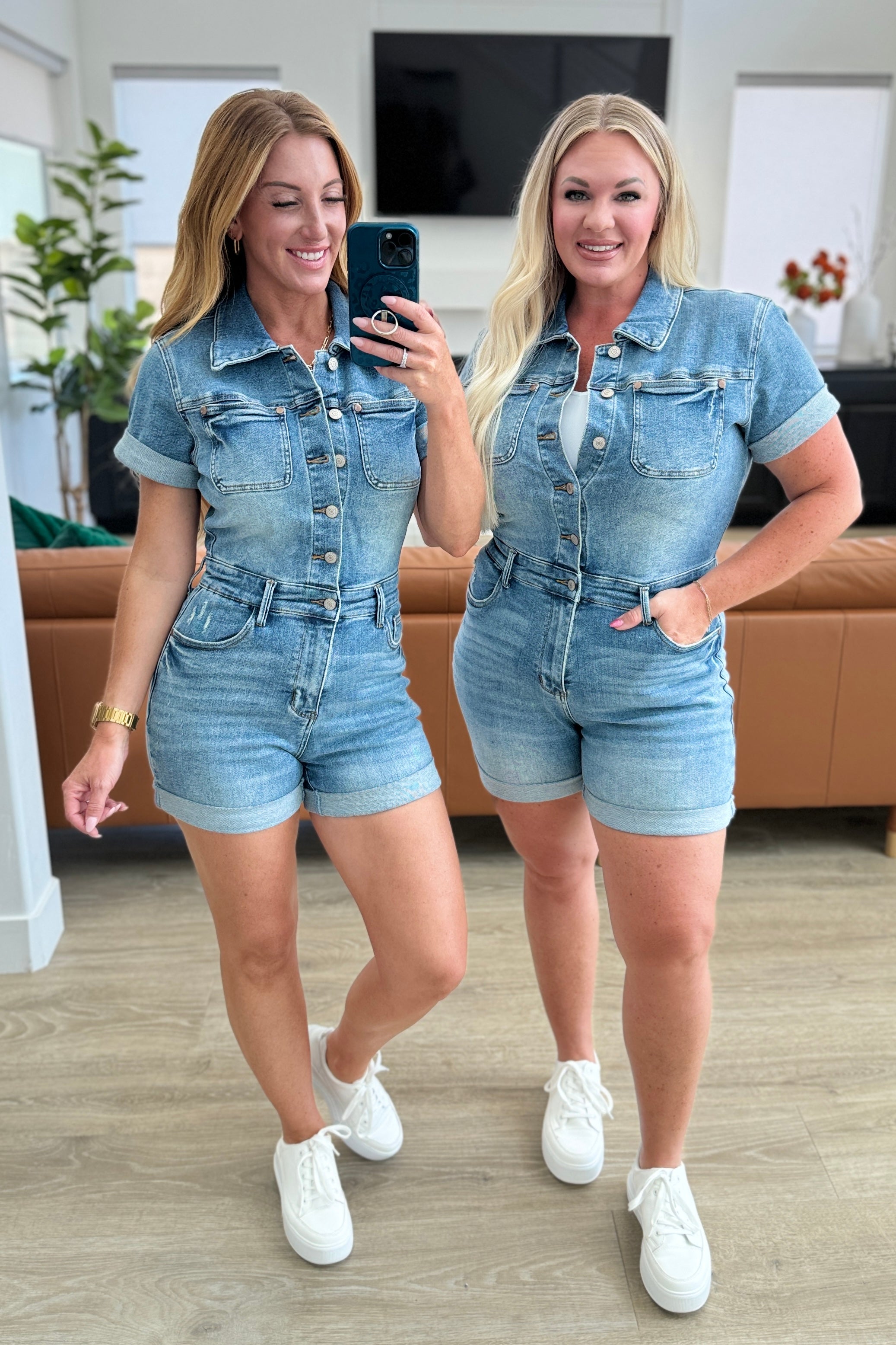 Delia Women's High Rise Short Sleeve Romper Jumpsuit - Casual Summer Outfit for Beach, Vacation & Streetwear Fashion