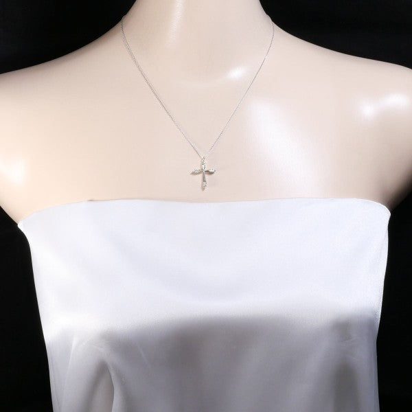 18K White Gold Necklace with Yellow Diamonds - Elegant Pendant Jewelry for Women, Perfect for Weddings, Anniversaries & Special Occasions