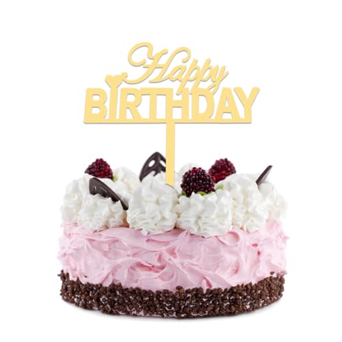 Gold Cake Topper 4