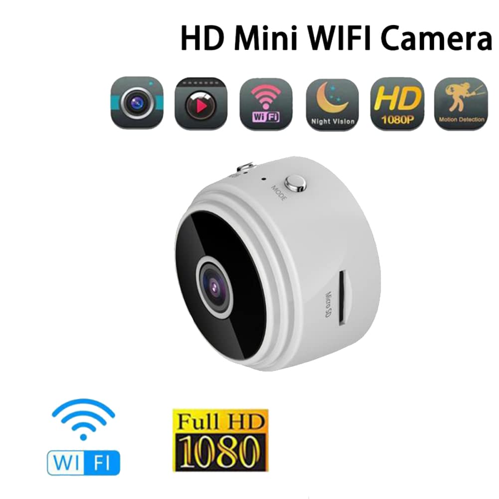 Desikixudy A9 Mini Camera 1080P HD - Wireless WiFi Security Camera for Smart Home, Magnetic Mount Indoor/Outdoor Surveillance - Perfect for Baby Monitor, Pet Camera & Home Security