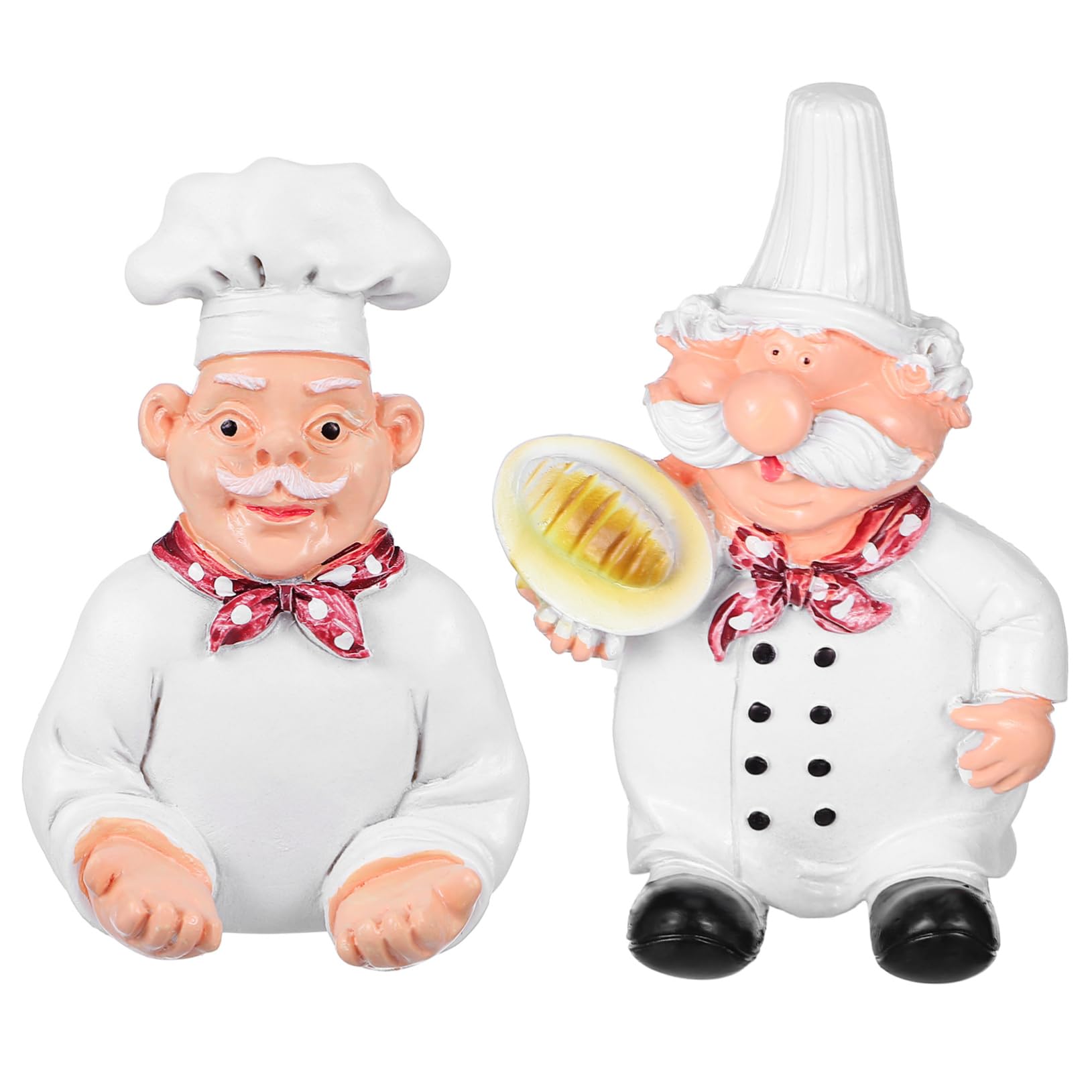 Cabilock 1 Pair Chef-Shaped Wall Mount Hooks - Assorted Colors, Multipurpose & Removable Resin Hooks for Kitchen, Bathroom, Office Organization - Perfect for Hanging Utensils, Towels, Keys & Decor