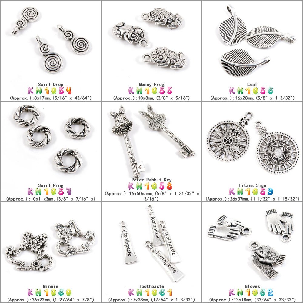 Wholesale Jewelry Making Charms & Pendant Findings - Loose Beads & Beading Supplies for DIY Necklaces, Bracelets, Earrings - Perfect for Crafters, Jewelry Designers & Hobbyists