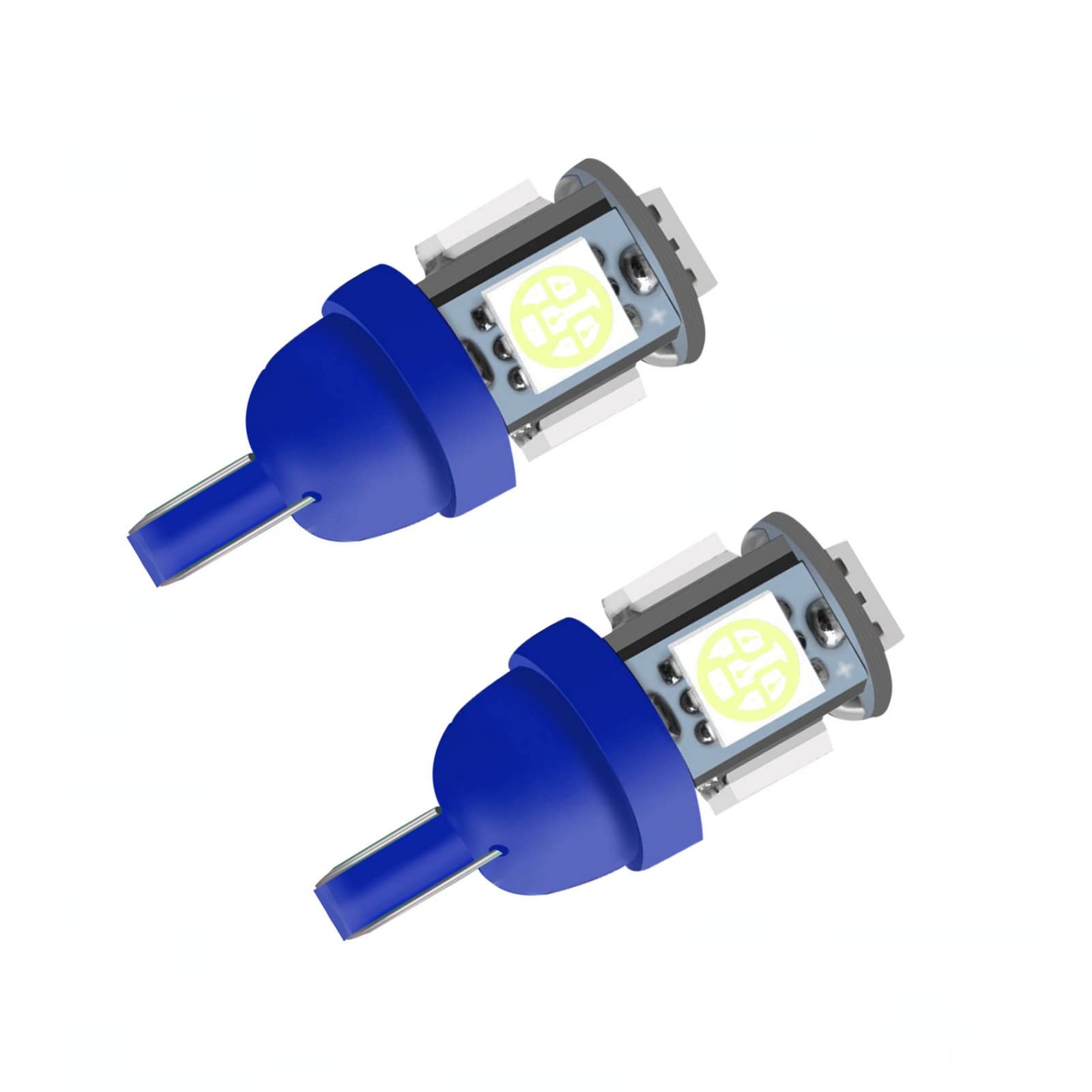 10-Pack T10 194 168 LED Bulbs - PC194 PC195 PC160 PC161 PC168 Instrument Panel Gauge Cluster Dashboard Lights - Super Bright Ice Blue Automotive Bulbs - Perfect for Car, Truck, RV & Marine Dashboard Lighting Upgrades