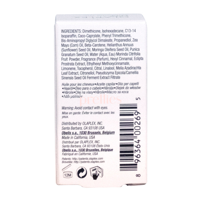 OLAPLEX No.7 Bonding Oil 30ml - Hair Repair Treatment for Damaged Hair, Split Ends & Frizz Control - Perfect for Daily Use, Salon Styling & Heat Protection