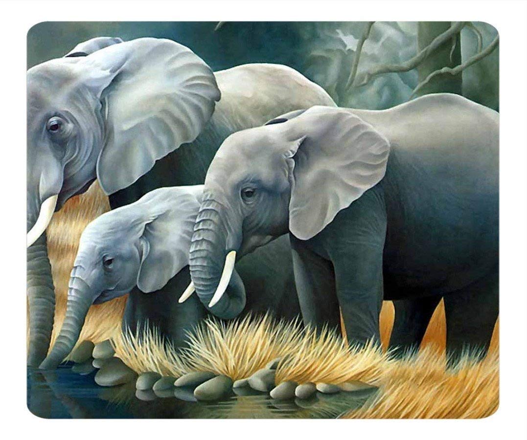 Non-Slip Elephant Design Ergonomic Mouse Pad for Office & Gaming - Comfortable Wrist Support for Computers & Laptops