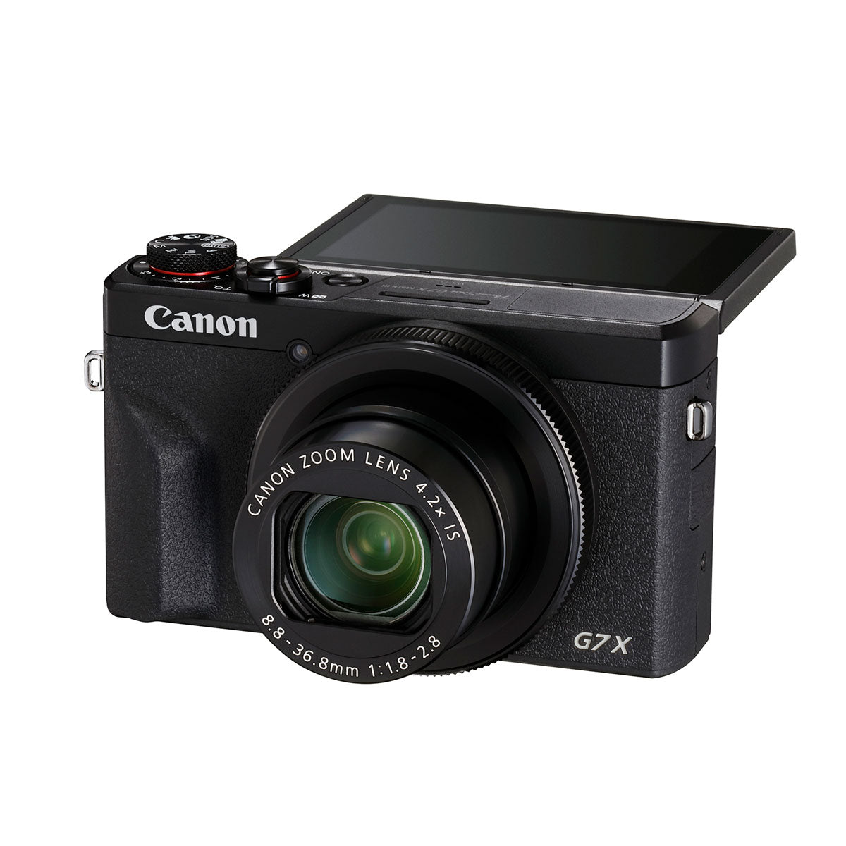 Canon PowerShot G7X Mark III Digital Camera 20.1MP 4K Vlogging Camera with Flip-Up Touchscreen - Perfect for YouTube, Travel & Street Photography (Black)
