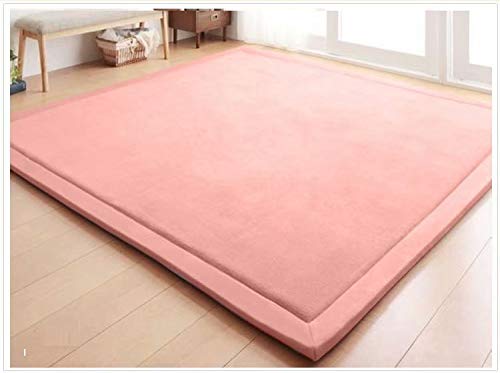 V-Mix Handmade Weaving Plush Foam Play Mat for Babies & Toddlers - Soft, Thick, Hypoallergenic & Non-Toxic Crawling Rug - Reversible Baby Blanket, Yoga & Exercise Mat - Perfect for Nursery, Playroom & Indoor Activities