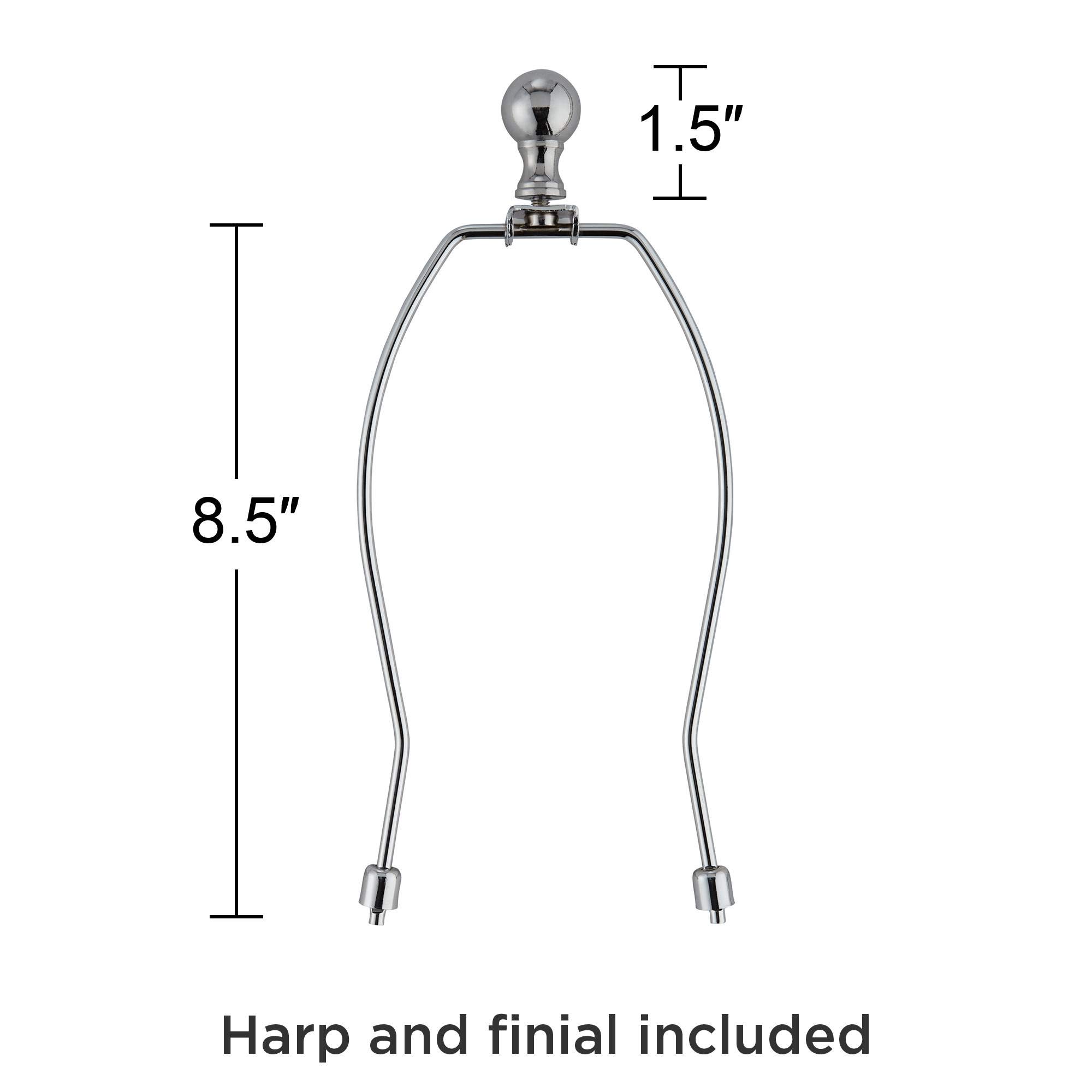 10x12 Inch Gray White Diamond Maze Hardback Giclee Drum Lamp Shade with Spider Fitting, Replacement Harp & Finial - Perfect for Bedroom, Living Room & Office Lighting Decor