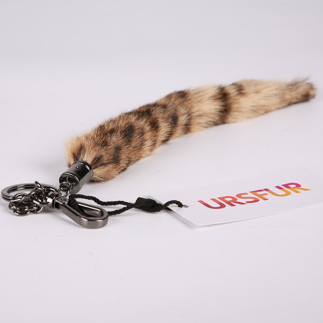 Bobcat Tail Keychain - Cute Cosplay Toy, Purse Bag Charm & Pendant Keychain for Cosplay, Fashion Accessories, Gifts | Perfect for Anime Conventions, Costume Parties & Everyday Carry