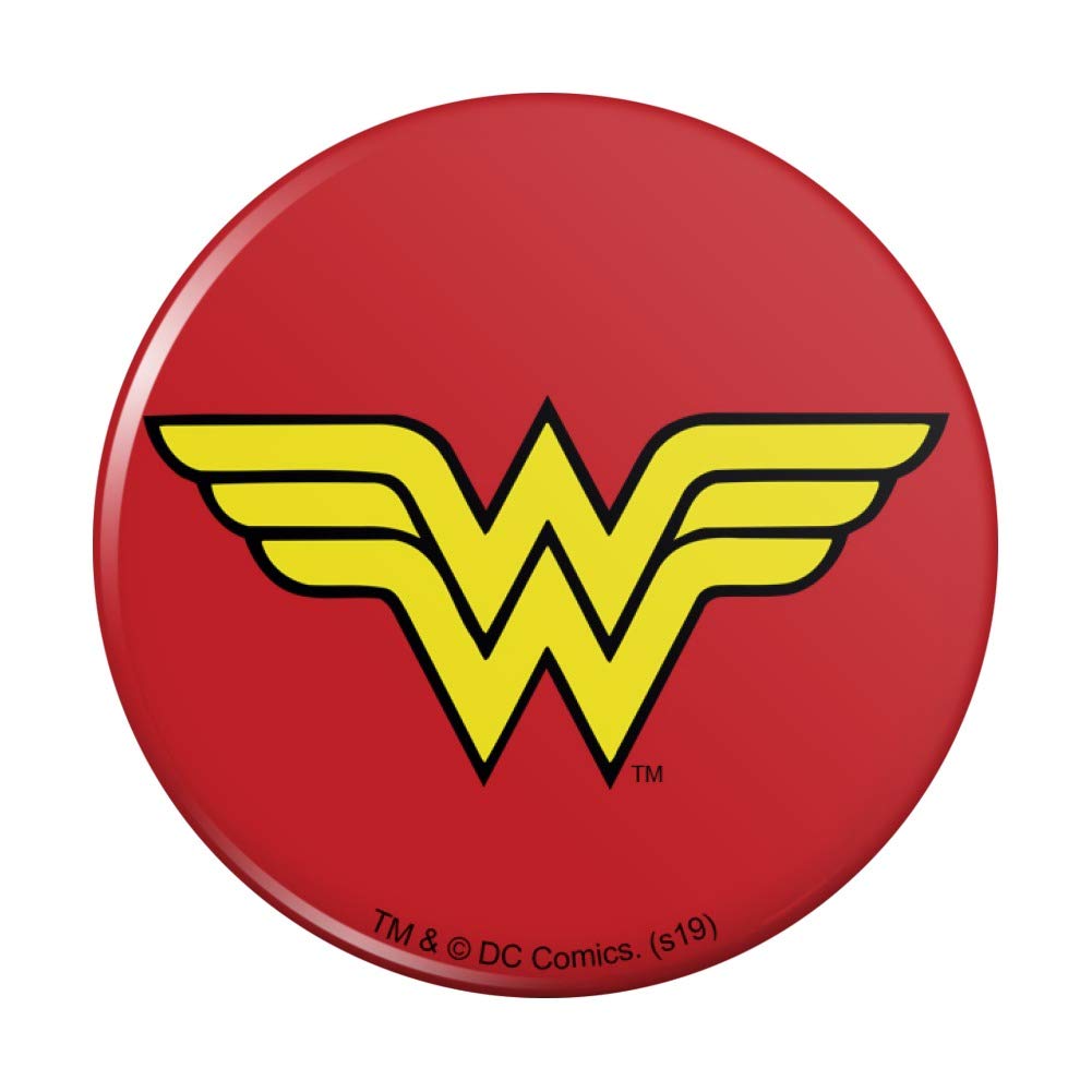 Wonder Woman Classic Logo Refrigerator Magnet - Strong Kitchen Fridge Magnet for Home, Office, Locker - Perfect for Decorating Appliances and Metal Surfaces