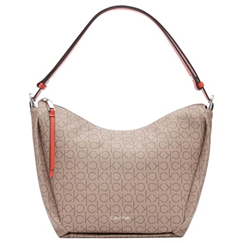 Almond/Taupe/Spicy Orange Logo