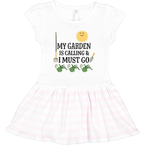 Inktastic Funny Gardening Toddler Dress - 