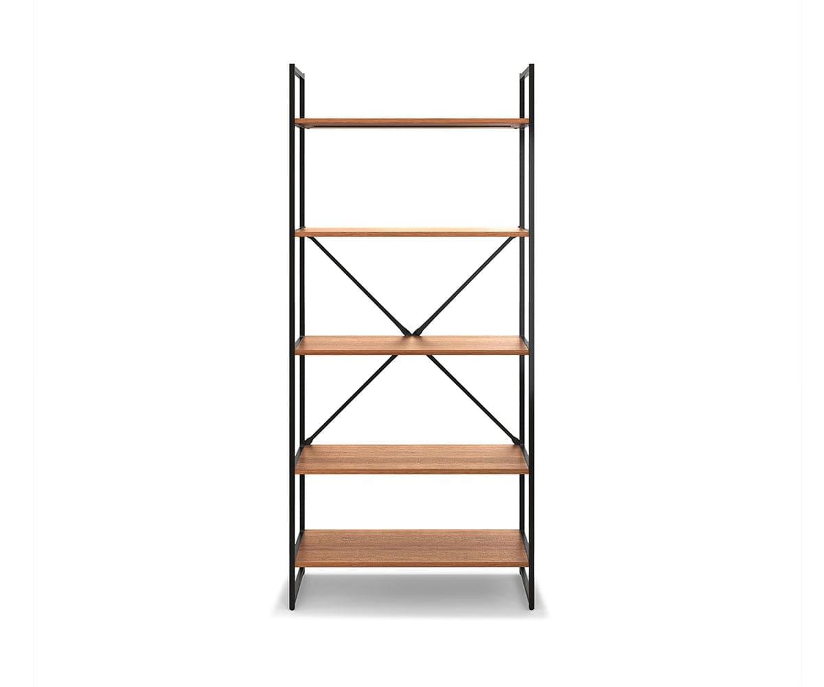 Modern 5-Shelf Wooden Bookcase - Stylish Storage for Books, Toys & Home Decor - Perfect for Living Room, Bedroom or Office Organization