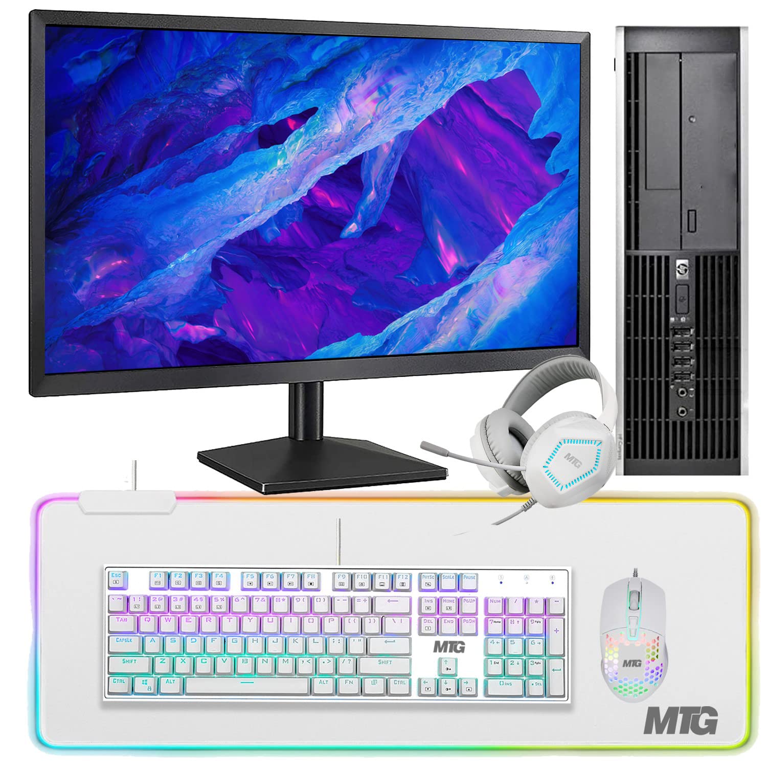 HP Elite Desktop Computer PC - Intel Core i5 3.1GHz, 16GB RAM, 2TB HDD, 22