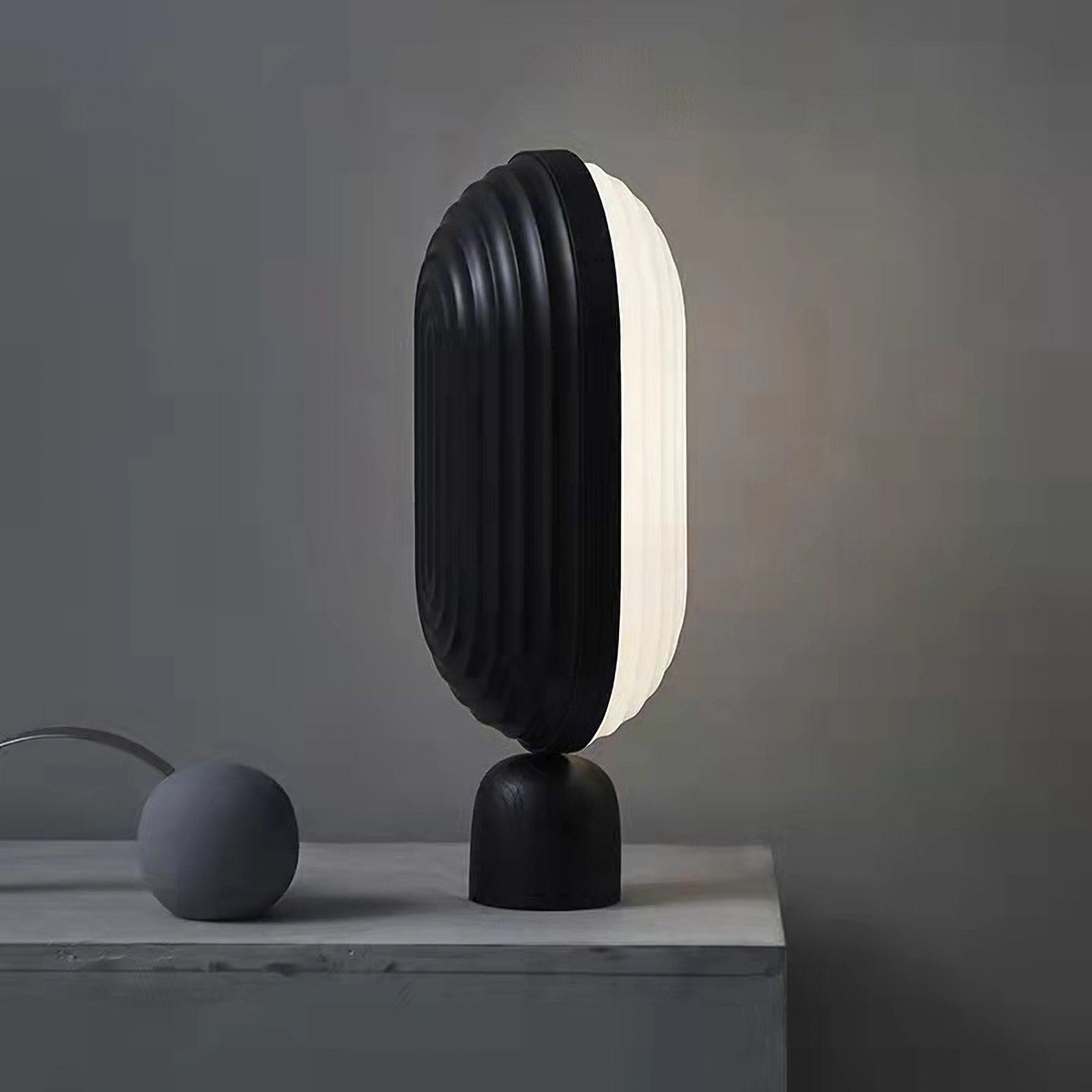 Modern Arc Table Lamp - Adjustable LED Desk Light for Home Office, Reading & Study - Sleek Design with Dimmable Brightness for Bedroom, Living Room & Workspace