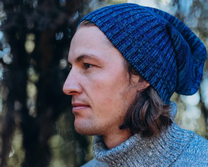 Premium Mongrel Pure Merino Wool Beanie Hat for Men & Women - Soft Winter Knit Cap in Black & White - Perfect for Skiing, Hiking and Cold Weather Outdoor Activities