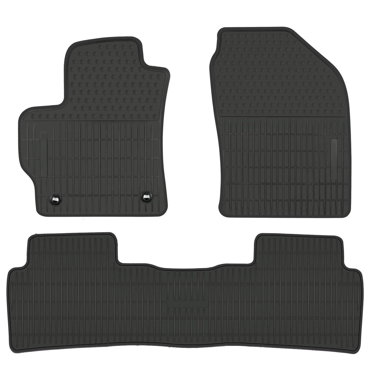 Premium Custom Fit Car Floor Mats for Toyota Corolla Sedan 2020-2022 - Heavy Duty All Weather Rubber Liners with Odorless Protection (Automatic Transmission, Excludes iM Hatchback) - Perfect for Daily Commute, Road Trips & Extreme Weather Protection