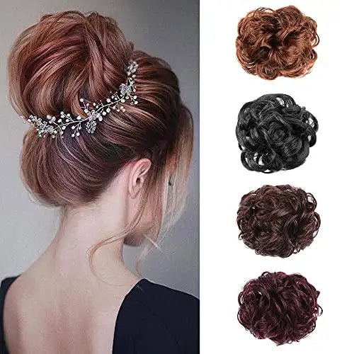 Large Claw Clip Hair Bun Extension - Seamless Hair Accessory for Ponytails & Updos - Perfect for Women, Girls, Everyday & Special Occasions