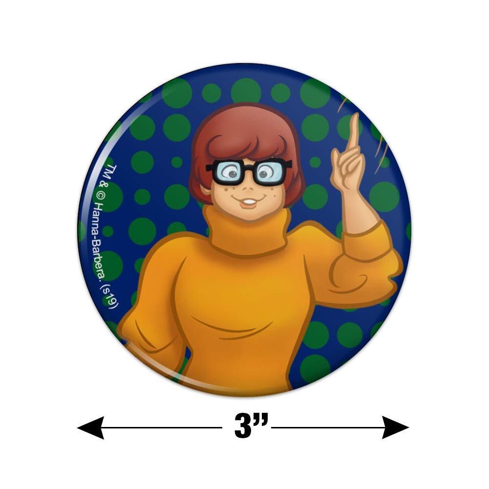 Scooby Doo Velma Character Kitchen Fridge Magnet - Fun Cartoon Refrigerator Decor for Fans, Kids Room, Office & Locker Accessories - Perfect for Gifts, Collectibles & Home Decor