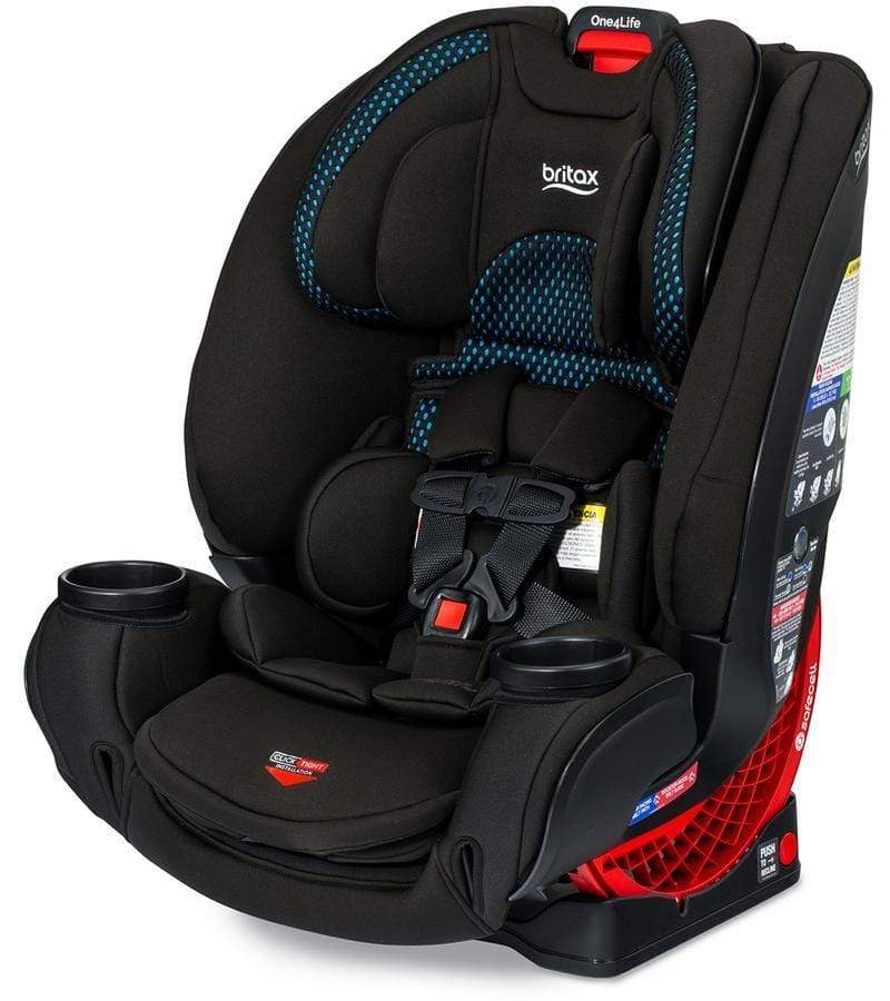 Britax One4Life ClickTight All-in-One Convertible Car Seat with Cool Flow Technology - Safe & Comfortable for Infants to Toddlers (Rear & Forward Facing) - Perfect for Family Road Trips & Daily Commutes