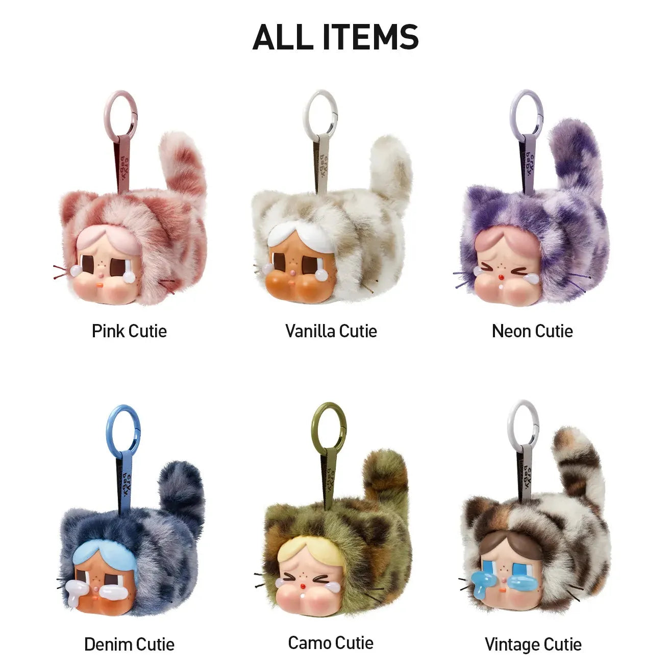 POP MART CRYBABY Wild But Cutie Series Vinyl Plush Pendant Blind Box Toy - Cute Collectible Plushie Keychain for Anime Fans, Kawaii Gift for Girls & Boys - Perfect for Backpacks, Keyrings & Party Favors