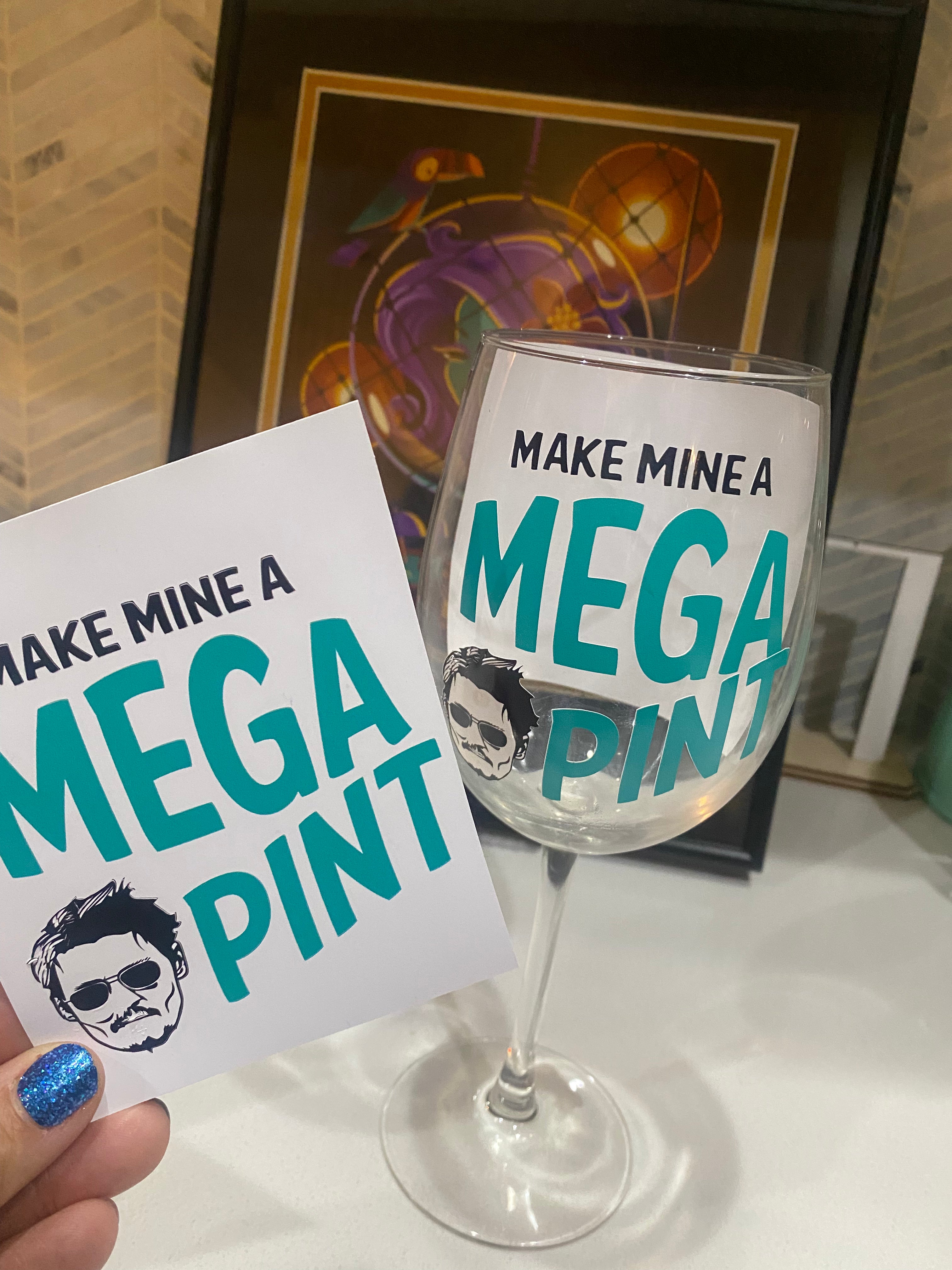 Premium Mega Pint Vinyl Decals - Waterproof & Durable Stickers for Cars, Laptops, Walls - Perfect for DIY Home Decor, Vehicle Customization & Personalizing Devices