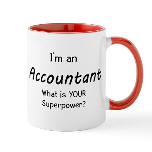 White/Red Inside - Accountant Mug Mugs